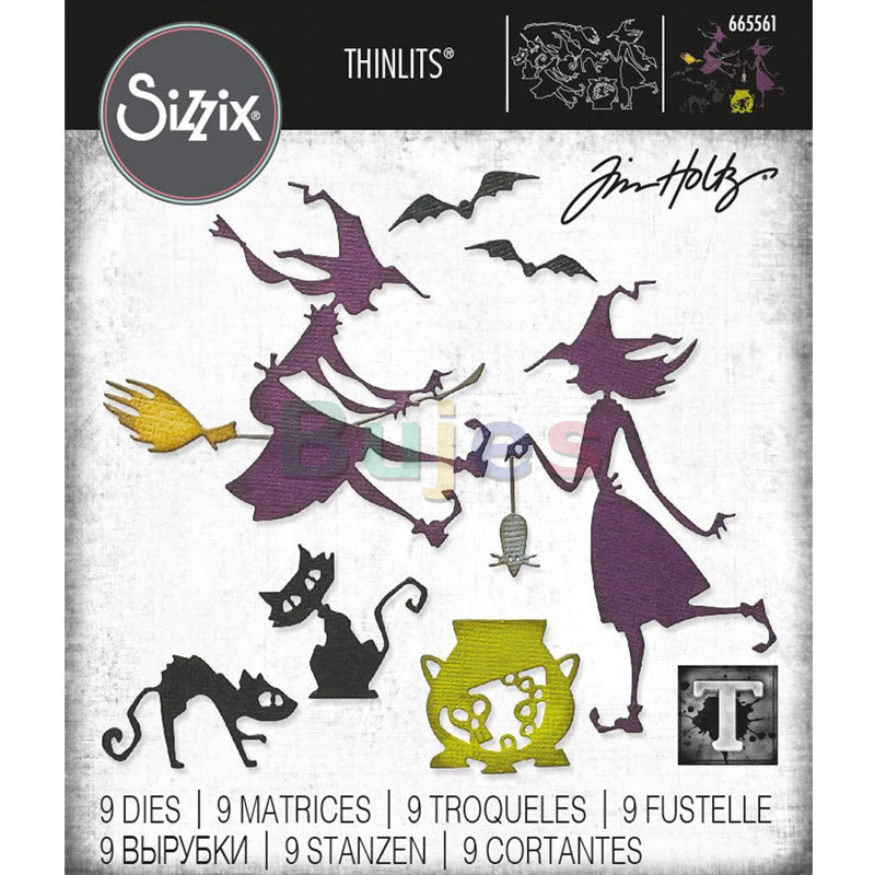Sizzix Toil & Trouble Die Tim Holtz - Sizzix Th..